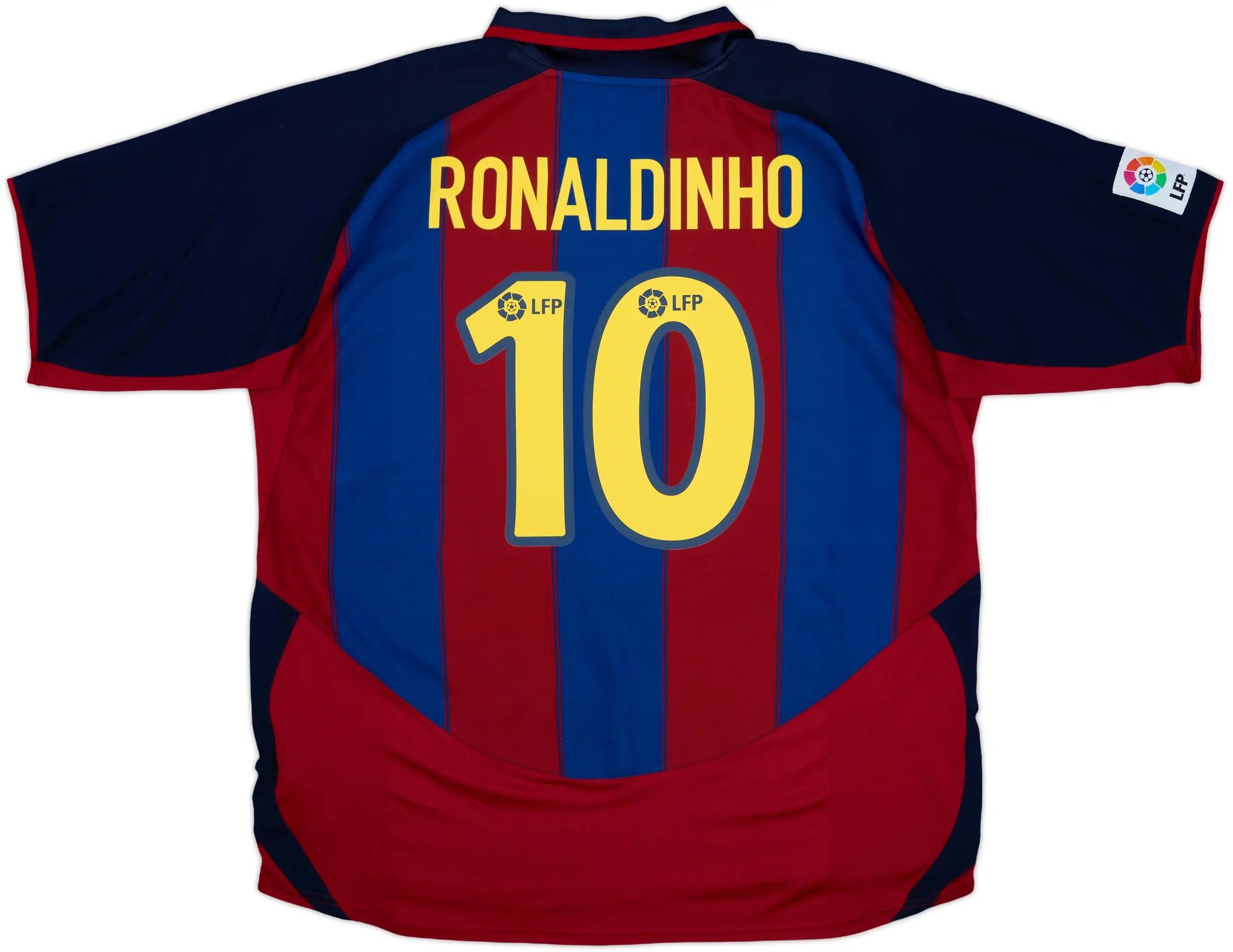 Ronaldinho Barcelona 2003/04 Retro Home Jersey